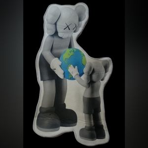 Kaws "the world is yours" throw rug